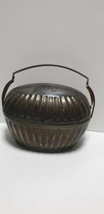 2156)Antiek koperen theemuts warmhoud van het merk Metawa Ho, Ophalen of Verzenden