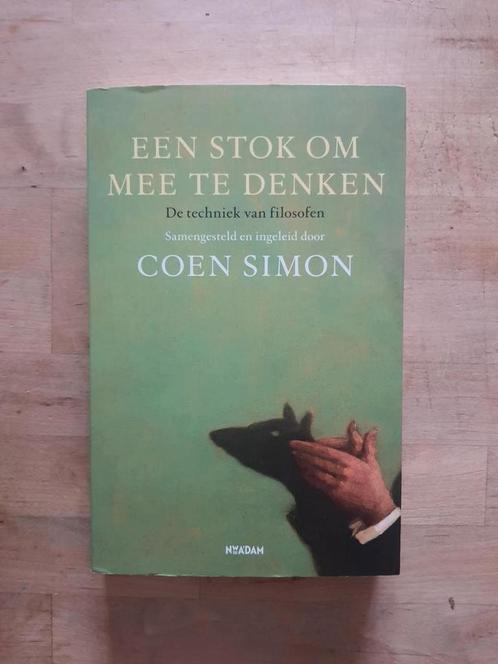 Coen Simon - Een stok om mee te denken, Boeken, Filosofie, Zo goed als nieuw, Verzenden