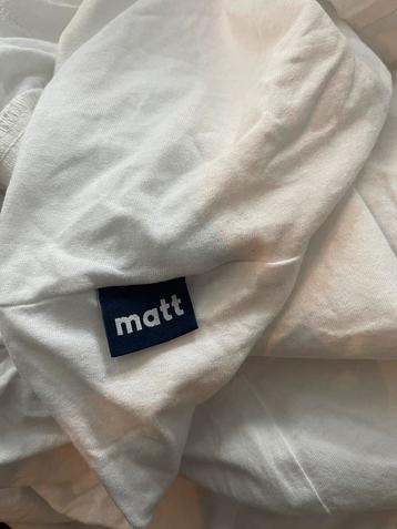 Matrasbeschermer Matt Sleeps 180x200 cm wit 