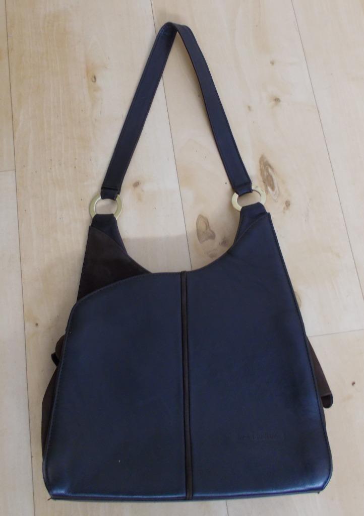 Donkerbruine leren designer tas van Kavellium/Paul Schulten, Sieraden, Tassen en Uiterlijk, Tassen | Damestassen, Zo goed als nieuw