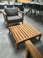 Duke loungeset | Max & Luuk, Gebruikt, Bijzettafel, Teakhout, Loungeset
