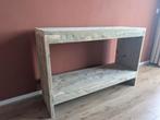 Wandtafel van steigerhout (sidetable), Huis en Inrichting, Tafels | Sidetables, Ophalen, 100 tot 150 cm, Zo goed als nieuw, 25 tot 50 cm