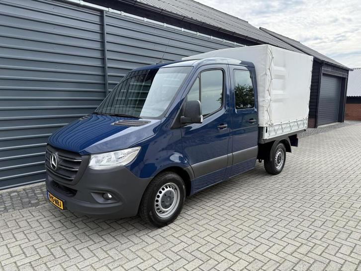 Mercedes Sprinter 315 CDI Aut. Pick-up open laadbak Dub.Cabi, Auto's, Bestelauto's, Bedrijf, Te koop, ABS, Airconditioning, Alarm
