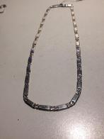 zilveren ketting massief, Sieraden, Tassen en Uiterlijk, Kettingen, Verzenden, Zo goed als nieuw, Zilver, Zilver