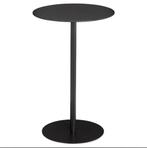 2x Kwantum Badia Bijzettafel Zwart Staal, Huis en Inrichting, Tafels | Bijzettafels, Minder dan 55 cm, Metaal of Aluminium, Rond