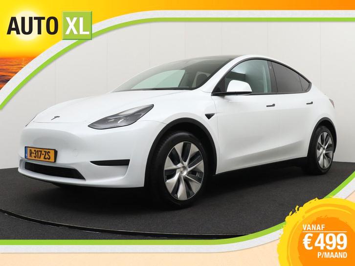 Tesla Model Y RWD 58 kWh Pano-dak Autopilot Dodehoek Stoelve, Auto's, Tesla, Bedrijf, Te koop, Model Y, ABS, Airbags, Airconditioning