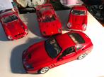 4 x Ferrari.  GTO - GTB/ 4 - Maranello en F 40, Hobby en Vrije tijd, Modelauto's | 1:18, Ophalen of Verzenden, Zo goed als nieuw