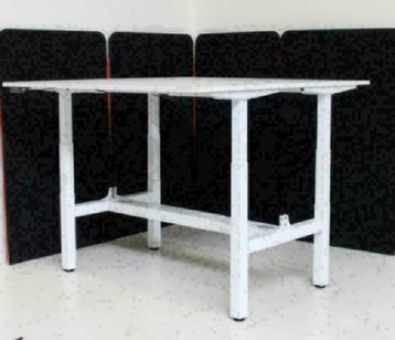 Duo Werkplek, Elektrisch Zit-Sta Bureau, Duobureau, Bureau beschikbaar voor biedingen