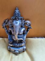 Antiek Ganesha Beeld Zilverkleurig brons, Antiek en Kunst, Ophalen of Verzenden