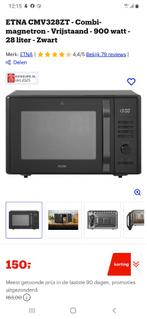 ETNA CMV328ZT Combimagnetron - Nieuw & mini-schade!, Combimagnetron, Crisp, Ophalen of Verzenden, Zo goed als nieuw