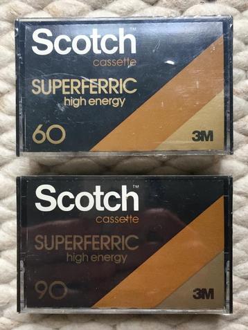 NOS Scotch Superferric 60 90 1979 NIEUW cassettebandjes RARE beschikbaar voor biedingen