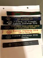 Naambandjes :Explorer challenge, Ophalen of Verzenden, Nieuw, Embleem, Speld of Insigne