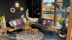 Loungeset tuinset hoek-lounge 250x250cm incl kussenset, Ophalen, 5 zitplaatsen, Bank, Aluminium