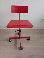 Vintage KEVI kinderbureaustoel met 4-wielig onderstel – ontw, Ophalen of Verzenden, Ergonomisch, Gebruikt