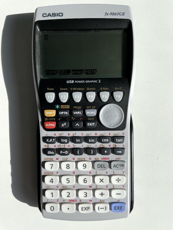 Casio FX-9860GII grafische rekenmachine, Diversen, Rekenmachines, Gebruikt, Grafische rekenmachine, Ophalen of Verzenden