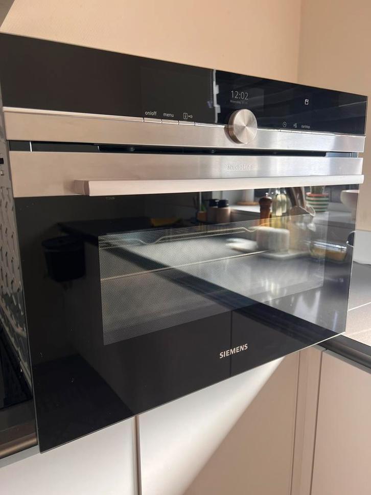 Siemens Combi-Stoomoven Topstaat!, Witgoed en Apparatuur, Ovens, Zo goed als nieuw, Inbouw, Oven met grill, 45 tot 60 cm, Hete lucht