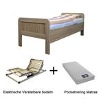 Actie 3 - Seniorenbed met elektrische bodem de luxe en matra, Huis en Inrichting, Slaapkamer | Bedden