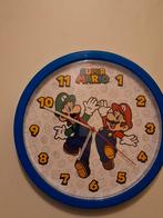 Super Mario klok, Ophalen of Verzenden, Gebruikt, Analoog, Wandklok