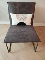 Stijlvolle licht bruine fauteuil, Huis en Inrichting, Gebruikt, Bruin, Ophalen of Verzenden, Stof