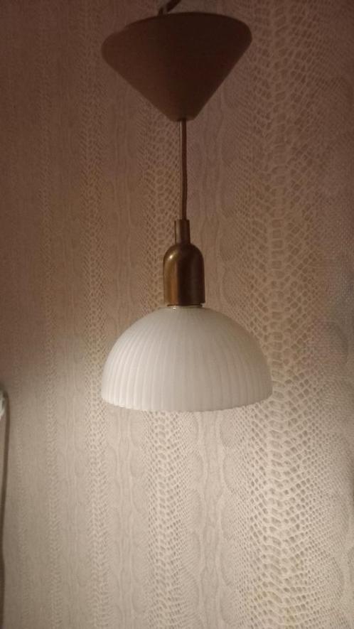 Klassieke Vintage Steinhauer hanglamp 14cm, Huis en Inrichting, Lampen | Hanglampen, Zo goed als nieuw, Minder dan 50 cm, Glas