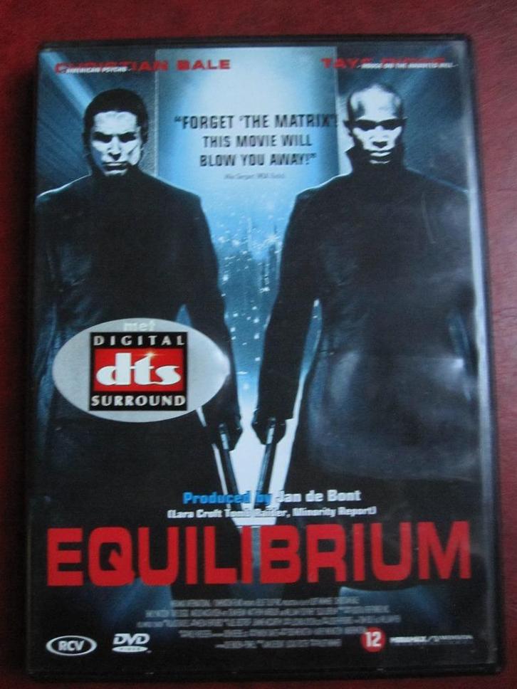 Equilibrium (2002), Cd's en Dvd's, Dvd's | Thrillers en Misdaad, Zo goed als nieuw, Actiethriller, Vanaf 12 jaar, Ophalen of Verzenden