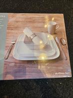 Nieuw 16-delig servies, Huis en Inrichting, Keuken | Servies, Nieuw, Ophalen of Verzenden, Effen, Porselein
