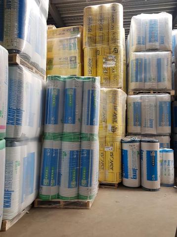 Glaswol isolatie rollen van 2-22cm vanaf 1€ per m² beschikbaar voor biedingen