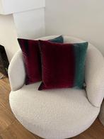 Kussen Montel 2 stuks velours, Huis en Inrichting, Woonaccessoires | Kussens, Ophalen, Zo goed als nieuw, Overige kleuren, Vierkant