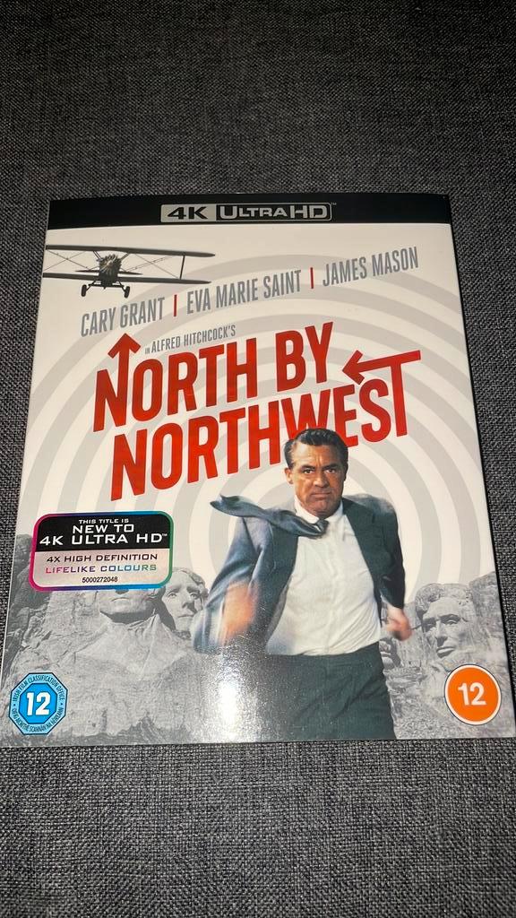 North by Northwest (Hitchcock, 4K), Cd's en Dvd's, Blu-ray, Zo goed als nieuw, Ophalen of Verzenden