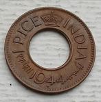 1 Pice 1944 Brits India Oude Munt Bombay Mumbai Engeland WO2, Verzamelen, Militaria | Tweede Wereldoorlog, Ophalen of Verzenden
