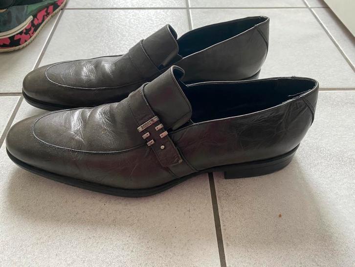 Sergio Rossi loafers maat 45, Kleding | Heren, Schoenen, Zo goed als nieuw, Loafers, Bruin, Ophalen of Verzenden