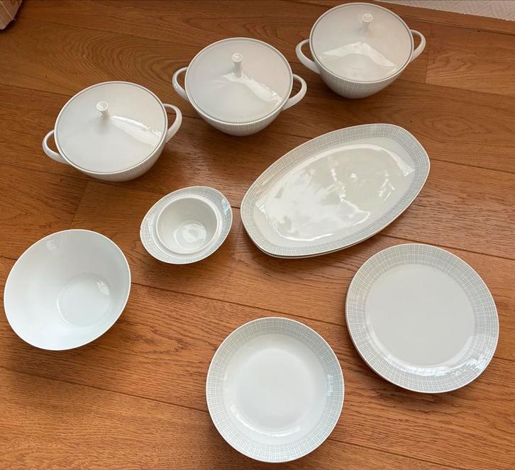 Arzberg Form 2025 Filigran Grau servies., Antiek en Kunst, Antiek | Servies compleet, Ophalen