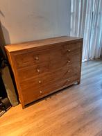 Massief houten ladekast / commode, Ophalen, Gebruikt, 50 tot 100 cm, Met lade(s)