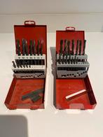 HSS Borenset in metalen doos, Ophalen of Verzenden, Gebruikt