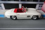 Mercedes 300 SL roadster 1957 Burago, Ophalen of Verzenden, Bburago, Zo goed als nieuw, Auto