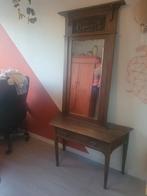 Antiek Eikenhouten Meubel met Spiegel, Ophalen