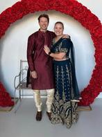 Indiase Kurta & Lehenga voor Bruiloft, Maat 38/40 (M), Huwelijk, Ophalen of Verzenden, Zo goed als nieuw