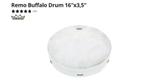 Remo Buffalo Drum 16"x3,5", Ophalen, Zo goed als nieuw, Trommel