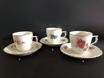 Rosenthal porselein Kop en schotels (3) (Reyshof) beschikbaar voor biedingen