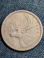 Canada 25 Cent 1956 Elizabeth II  - Zilver, Postzegels en Munten, Munten | Amerika, Verzenden, Noord-Amerika, Losse munt, Zilver