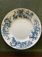 Luneville Bord met Blauw Bloemmotief Antiek Servies, Ophalen of Verzenden