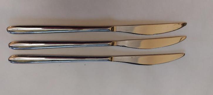 3 messen Sola 20 cm, Huis en Inrichting, Keuken | Bestek, Zo goed als nieuw, Los bestek, Rvs of Chroom, Ophalen of Verzenden