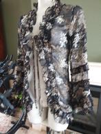 Isla Ibiza schitterend beige zwart vest mt S 36 Gratis Verz., Kleding | Dames, Verzenden, Zwart, Zo goed als nieuw, Isla Ibiza