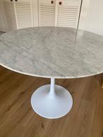 Marmeren retro design eettafel, Huis en Inrichting, Ophalen, Overige materialen, Gebruikt, Rond
