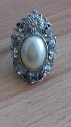 Grote ring, Met strass, Overige materialen, Verzenden, Nieuw