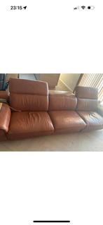 Luxe leren elektrische bank - 310cm breed, Ophalen, Gebruikt, 100 tot 125 cm, 300 cm of meer