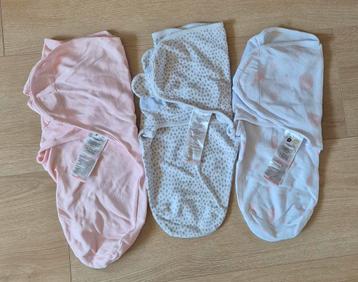 3 prachtige newborn inbakerdoeken beschikbaar voor biedingen