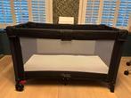 Qute Q-Dream Campingbed Zwart inclusief matras en molton, Kinderen en Baby's, Babywiegjes en Ledikanten, Ophalen, Zo goed als nieuw
