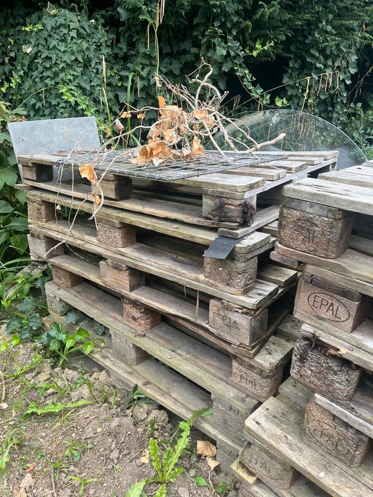 EPAL Pallets - Tuinset Gebruikt, Doe-het-zelf en Verbouw, Hout en Planken, Gebruikt, Pallet, Overige houtsoorten, Minder dan 200 cm