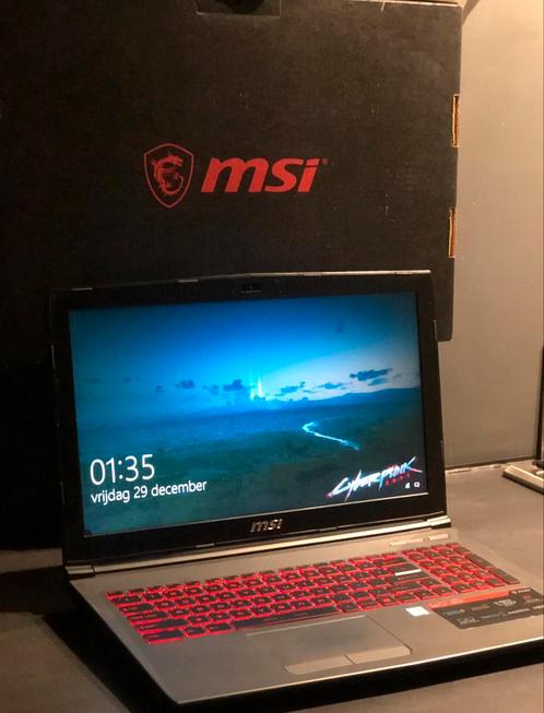 MSI LAPTOP, Computers en Software, Windows Laptops, Gebruikt, 16 inch, SSD, Qwerty, Met videokaart, Gaming, Ophalen of Verzenden